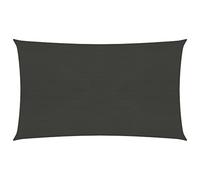 vidaXL Voile d'ombrage 160 g/m² PEHD Anthracite 3 x 6 m
