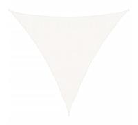 vidaXL Voile d'ombrage 160 g/m² Blanc 3x3x3 m PEHD Blanc G