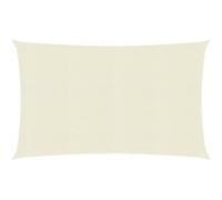 Voile d ombrage 160 g m² Crème 2,5x4 m PEHD Beige G
