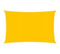 Voile d ombrage 160 g m² Jaune 2,5x4 m PEHD