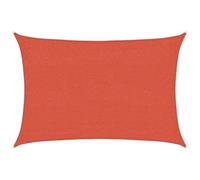 vidaXL Voile d'ombrage 311336 160 g/m² PEHD 2 x 2,5 m Terre cuite Orange G