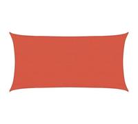 Voile d ombrage 160 g m² Terre cuite 3x6 m PEHD