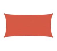 Voile d ombrage 160 g m² Terre cuite 4x7 m PEHD Terre cuite G