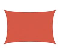 Voile d ombrage 160 g m² Terre cuite 5x7 m PEHD
