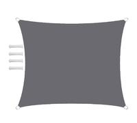 Voile d’ombrage 1x2m Rectangulaire Imperméable enPolyester Anti 95% UV Voile d'ombrage Potager pour Jardin terrasse Balcon extérieur