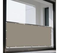 Voile D’Ombrage 2.5 x 4.5 m Cordon de Montage Inclus Voiles d'ombrage Imperméable avec Oeillets et Cordons pour Patio Jardin, Terrasse, Extérieur, Balcon, Taupe