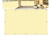 Voile d’ombrage Rectangulaire 1.3x5M Jaune Sable Toile d'ombrage carrée,Filet d'ombrage Jardin avec œillets,Voile Ombrage pour en Plein air, Jardin & Terrasse