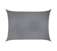 Voile d ombrage rectangulaire ""Anori"" 4x3m en polyester - Hespéride - Gris