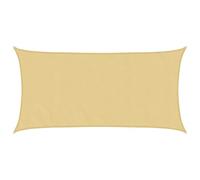 Voile d ombrage sable 4x2 m 100 % polyester oxford