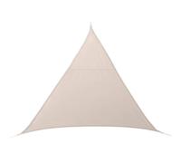 Voile d ombrage triangulaire ""Curacao"" blé 2 x 2 x 2m en polyester - Hespéride - Blé