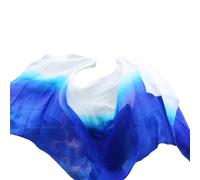 Voile de danse orientale en soie, Écharpe de danse du ventre en soie véritable multicolore plusieurs tailles