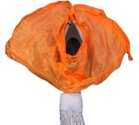 Voile De Danse Orientale en Soie Véritable écharpe à La Main Châle Couleur Violette Unie pour La Performance Costume Danse Orientale Cours De Yoga, 8, 270x114cm-Adults