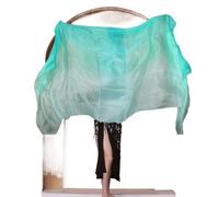 Voile de Danse Orientale Voile de soie classique 250 x 114 cm for danseuse du ventre, accessoire de scène, foulard à main, châle, accessoire de costume de danse du ventre(Style-A,200x90cm-child)