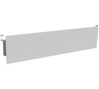 Voile de fond Burocolor Chêne pour bureau L.120 cm pieds Blanc