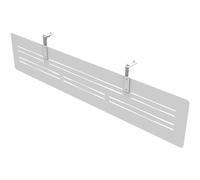 Voile de fond Eminence pour bureau simple L. 180 x H. 30 cm - Aluminium