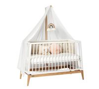 Voile de lit bébé Linea/Luna Blanc