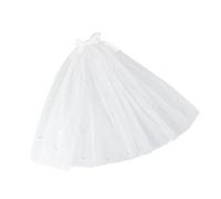 Voile de mariée à une seule couche pour l'école, les jeux, les concours de beauté, les bals, les bals, les accessoires pour cheveux, peigne réglable, voile de tulle de mariée