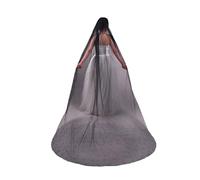 Voile de mariée Bridal Veil Wedding Tulle Veil Black With Pearls And Comb Single Layer 75-500cm(Lengths 150cm)