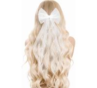 Voile de mariée orné de perles blanches, accessoire de coiffure pour demoiselles d'honneur, femmes et filles