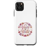 Voile de mariée Romantique Motif Floral Love Story Coque pour iPhone 11 Pro Max
