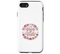 Voile de mariée Romantique Motif Floral Love Story Coque pour iPhone SE (2020) / 7/8