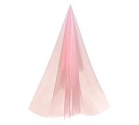 Voile de mariée, voile cathédrale en tulle simple for femme for enterrement de vie de jeune fille et enterrement de vie de jeune fille WV-1, long-rose-1 niveau 68,9-175 cm de plus, une taille.(Long-pi