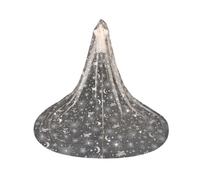 Voile de mariée, Voile de mariée de 3,5 m de long, magnifique voile de cathédrale avec peigne, accessoires de mariage, voile brillant