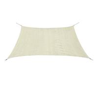 Voile De Parasol Pehd Carré 2 X 2 M Crème Vidaxl Vidaxl