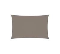 Voile de parasol - - Rectangulaire - Tissu Oxford - 2,5x5 m - Couleur Taupe
