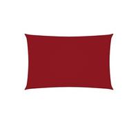 vidaXL Voile de parasol tissu oxford rectangulaire 2x4,5 m rouge Rouge G