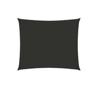 Voile de parasol Tissu Oxford rectangulaire 3,5x4,5m Anthracite