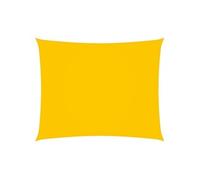 Vidaxl Voile De Parasol Tissu Oxford Rectangulaire 3,5x5 M Jaune Jaune