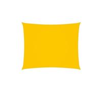 Voile de parasol Tissu Oxford rectangulaire 3x4,5 m Jaune