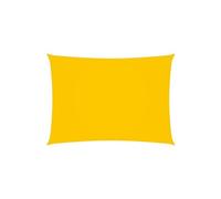 Voile de parasol Tissu Oxford rectangulaire 3x5 m Jaune