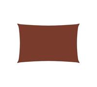 vidaXL Voile de parasol Tissu Oxford rectangulaire 3x6 m Terre cuite Orange G