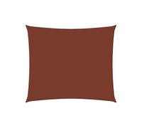 Voile de parasol tissu oxford rectangulaire 4x5 m terre cuite