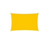 Voile de parasol Tissu Oxford rectangulaire 4x7 m Jaune