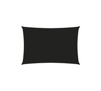 vidaXL Voile de Parasol Tissu Oxford rectangulaire 6x8 m Noir