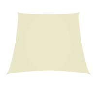Voile de Parasol Tissu Oxford Trapèze 2/4x3 m Marron Ombrage Store vidaXL