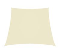 vidaXL Zonnezeil trapezium 2/4x3 m oxford stof crÃmekleurig135241 Crème G