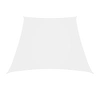 Voile de Parasol Tissu Oxford Trapèze 3/5x4 m Blanc Ombrage Store vidaXL