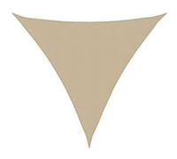 Voile de parasol tissu oxford triangulaire 3x3x3 m beige Beige G