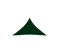 Voile de parasol Tissu Oxford triangulaire 3x3x4,24m Vert foncé