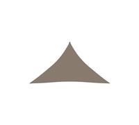 Voile de parasol Tissu Oxford triangulaire 4x4x5,8 m Taupe