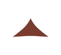 vidaXL Voile de parasol tissu oxford triangulaire 4x4x5,8m terre cuite G