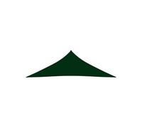 Voile de parasol Tissu Oxford triangulaire 5x5x6 m Vert foncé