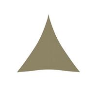 Voile de parasol Tissu Oxford triangulaire 5x6x6 m beige