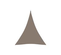 Voile de parasol Tissu Oxford triangulaire 5x6x6 m Taupe