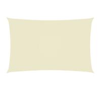 Voile de parasol - vidaXL - 3x6 m - Crème - Résistant à l'eau - Protection UV