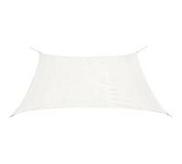 vidaXL Voile de parasol PEHD Carré 3,6 x 3,6 m Polyéthylène haute densité Blanc